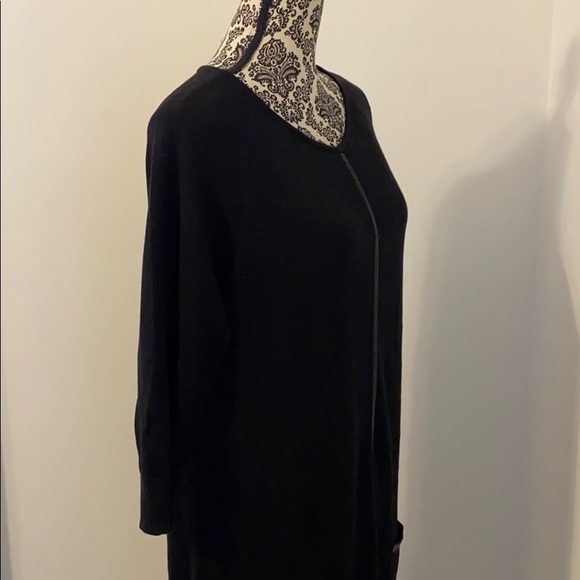 August Silk Beautiful black sweater dress/tunic - Picture 9 of 11